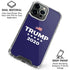Trump 2020 Blue iPhone 16 Pro Max Clear Case